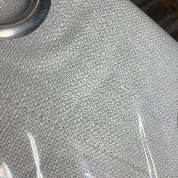 Wontex 100% Blackout curtains for bedroom 52X63 pure white.  Two grommet panels - Picture 3 of 5